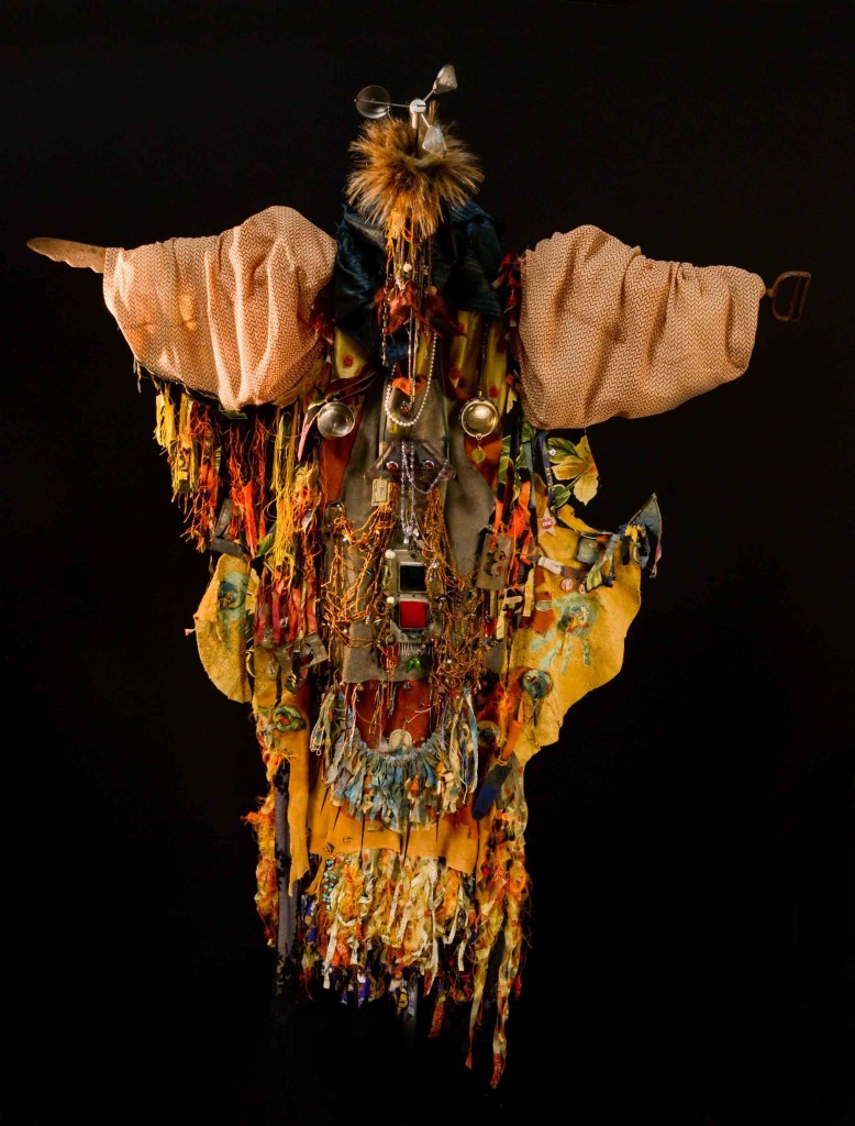 Shamanic Apron for Women's Work assemblage by Leslie Ann McQuaide